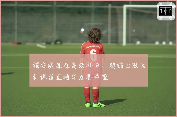 锡安威廉森高效36分，鹈鹕击败马刺保留直通季后赛希望